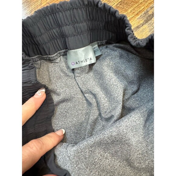 Athleta Brooklyn Jogger Sweatpants Pants Womens Size 0 Lined Gray - Picture 4 of 9